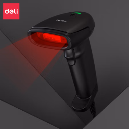得力AA811条码扫描器(黑)(台)