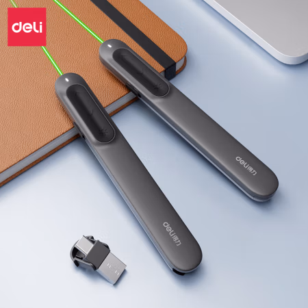 得力（deli）MA100-GL激光翻页笔(深灰)(支)