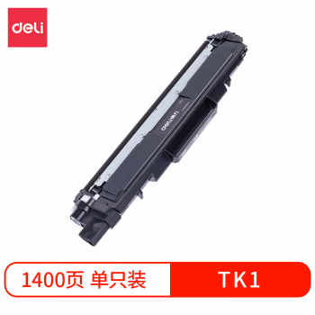 得力TK1彩色打印机墨粉盒(黑色)(个)