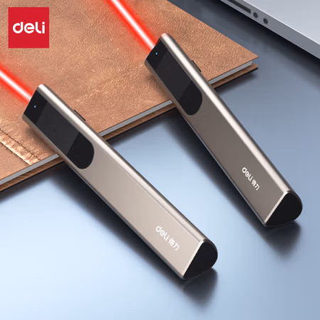 得力2811激光笔(银灰)(支)