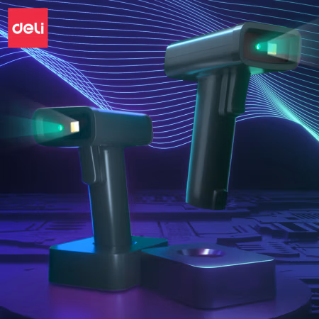 得力AA828二维条码扫描器(黑)(台)