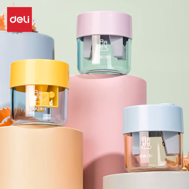 得力VB152双孔卷笔刀12个/盒(混)(盒)