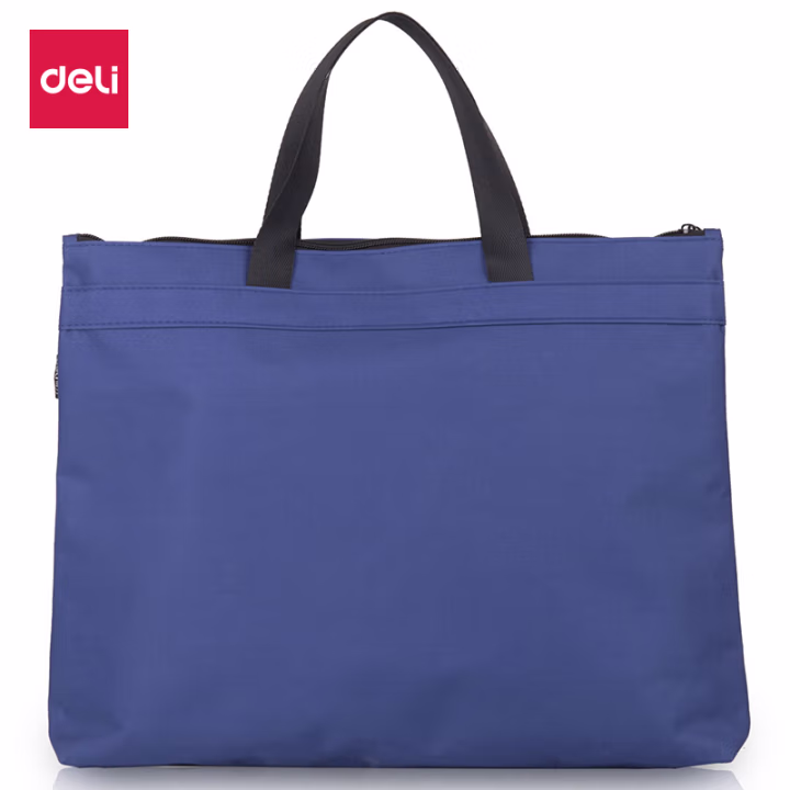 得力5845手提拉链袋(蓝)