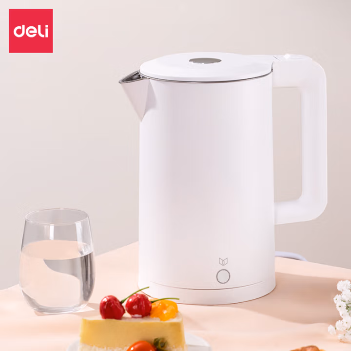 得力85605电水壶-1.8L(白)(台)