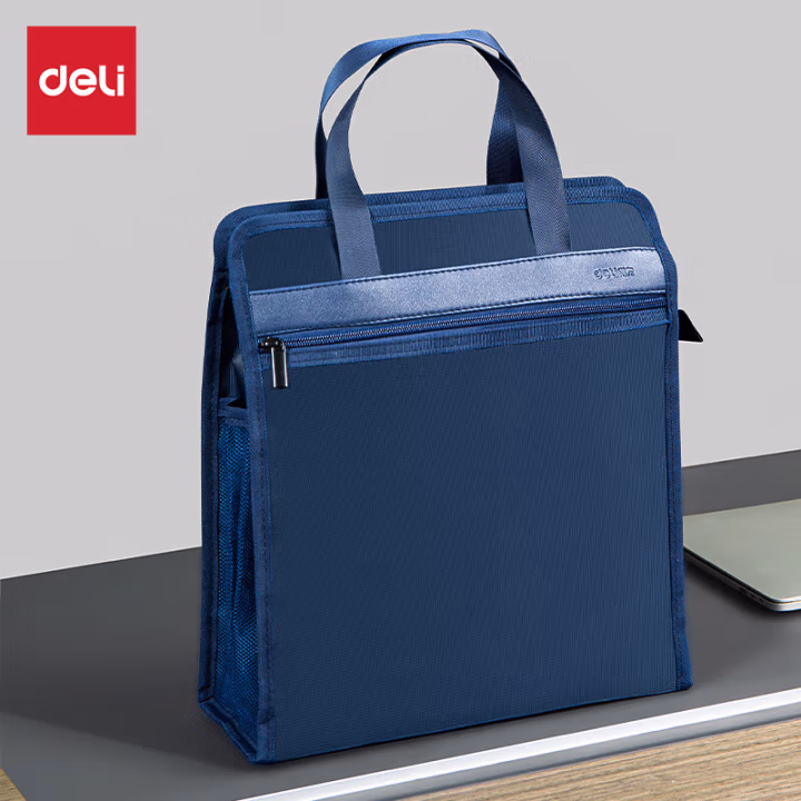 得力63760竖版公文包(蓝色)(只)