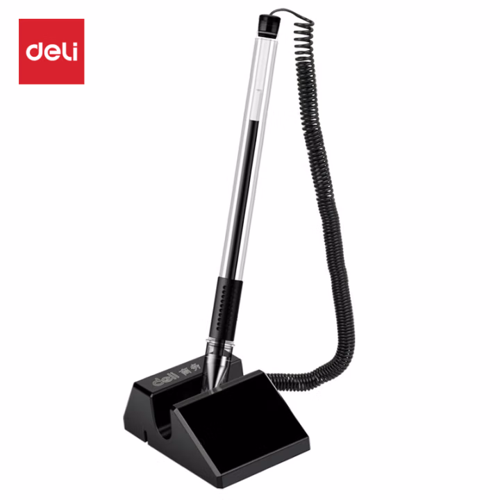 得力 6791 中性台笔 (黑) (支)