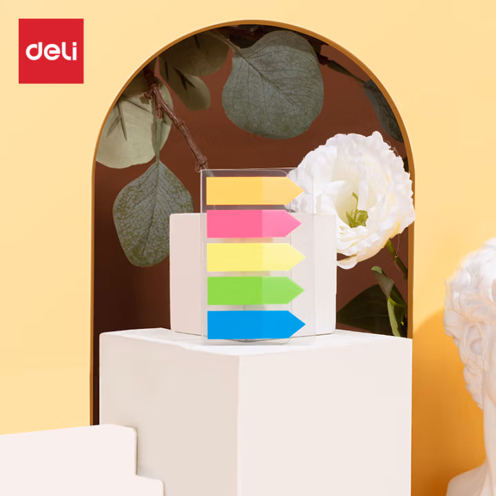 得力9064指示标签12*43mm(混)(袋)