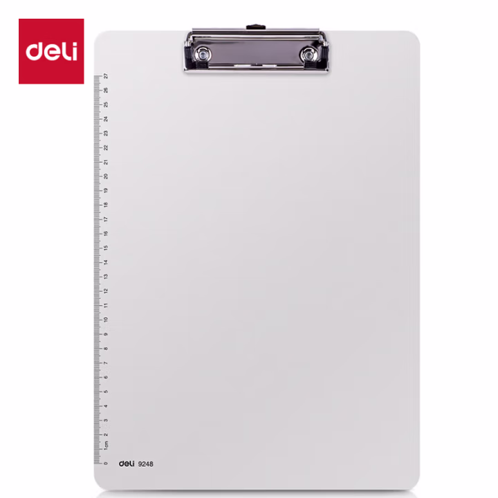 得力9248板夹(白)(只)