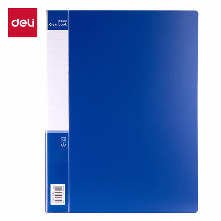 得力5060_60页资料册(蓝)(本)