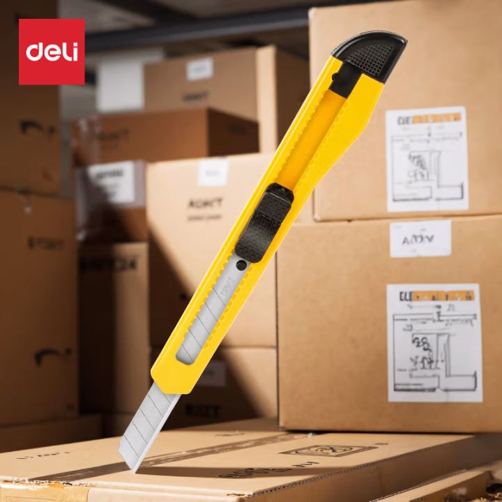 得力2052美工刀(黄)