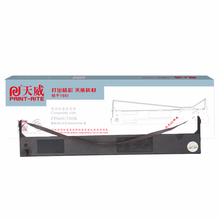 天威 FP660 代用色带架黑色  适用JOLIMARK FP660K/650K/700K/760K联想DP600E/DP660/DP680