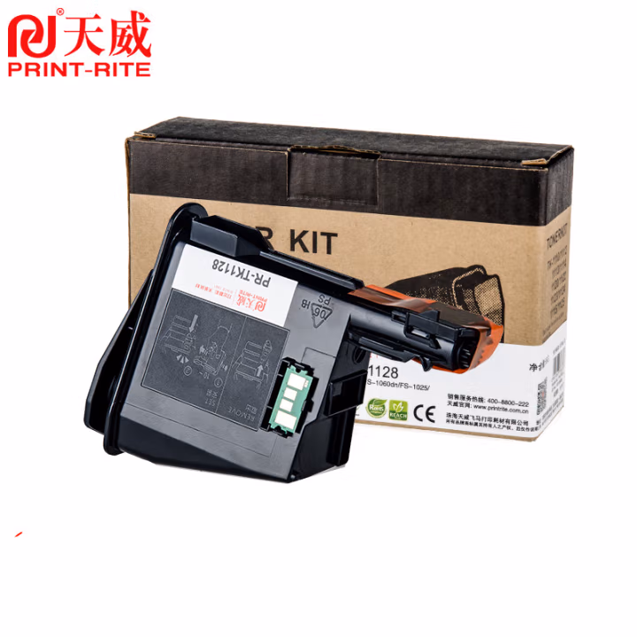天威 TK1128 55G复粉粉盒 带芯片 适用于京瓷FS-1060dn/FS-1025/FS-1125MFP BJ