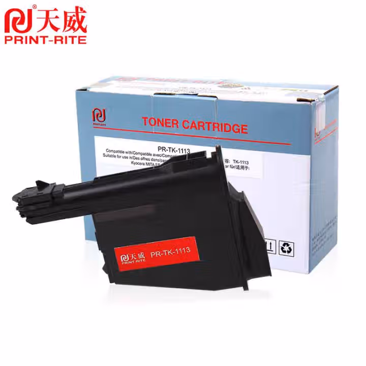 天威（PrintRite）服务版 TK1113适用于KYOCERA-TK1113-BK黑色 粉盒 带芯片 2500 页