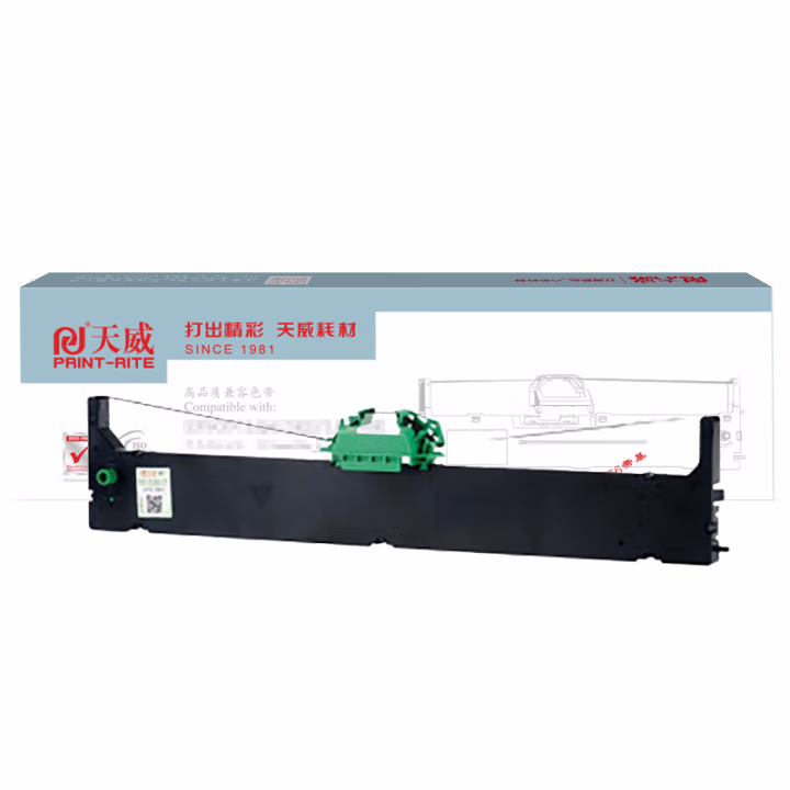 天威 PR9色带架 适用南天 PR9 MPR10打印机 OLIVETTI-PR9-18m,7mm-第四代-黑左扭架 含色带芯 专业装