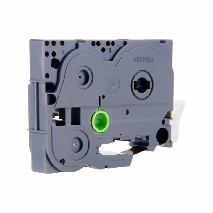 天威标签色带适用兄弟标签机色带覆膜标签 标签打印机色带不干胶标签纸 TZw111 透明底黑字 6mm