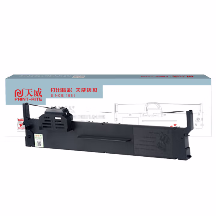 天威 PLQ20K色带 适用于爱普生PLQ20 20K 20KM 20M 22KCSM 30K LQ90KP打印机 36m,6.35mm-黑直架 专业装