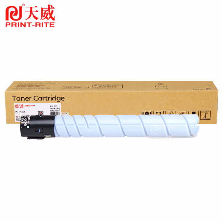 天威（PrintRite）TN324粉盒 适用柯尼卡美能达C554E C454E C308 C258 C368 青色GD
