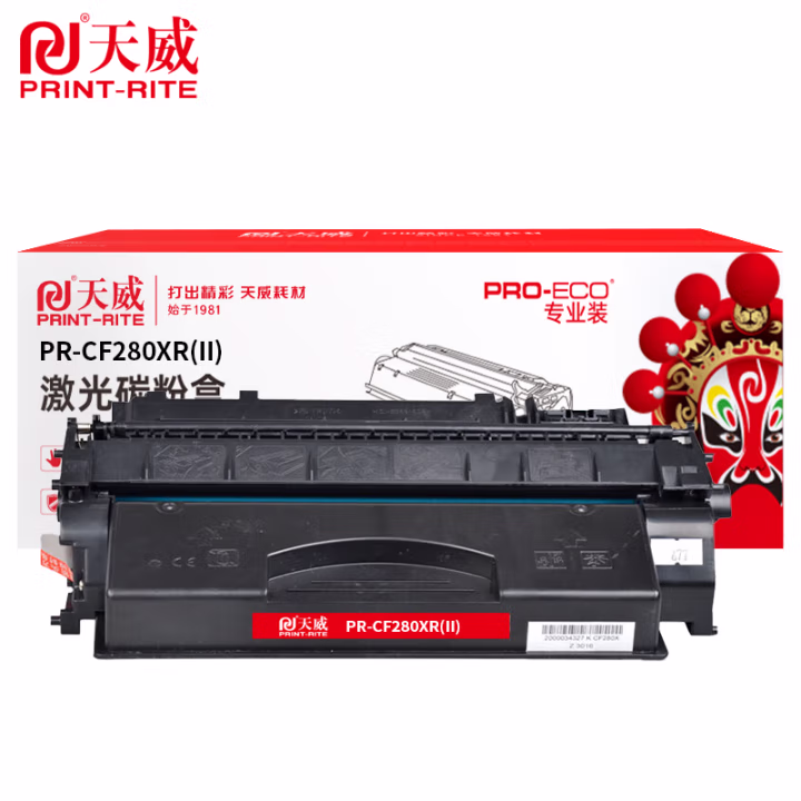 天威（PRINT-RITE）CF280X黑色硒鼓 适用于HP LaserJet Pro 400 M401n/M401a/M401d/M401dn 专业装带芯片