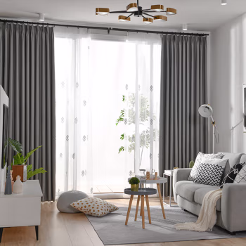 企诺(QINUO) 1000*2000mm 窗帘 1.00 米/块 (计价单位：块) 灰色