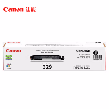 佳能(Canon) CRG-329BK 约1200页适用LBP7010C/LBP7018C 硒鼓 1.00 只/支 (计价单位：支) 黑色