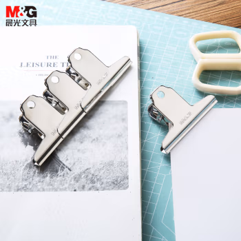 晨光(M&G) ABS92637 76mm 4个/袋 圆形铁夹 4.00 盒/袋 (计价单位：袋) 银色