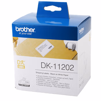 兄弟(brother) DK-11202 62mm白底黑字 标签打印机色带 1.00 卷/个 (计价单位：个) 白底黑字