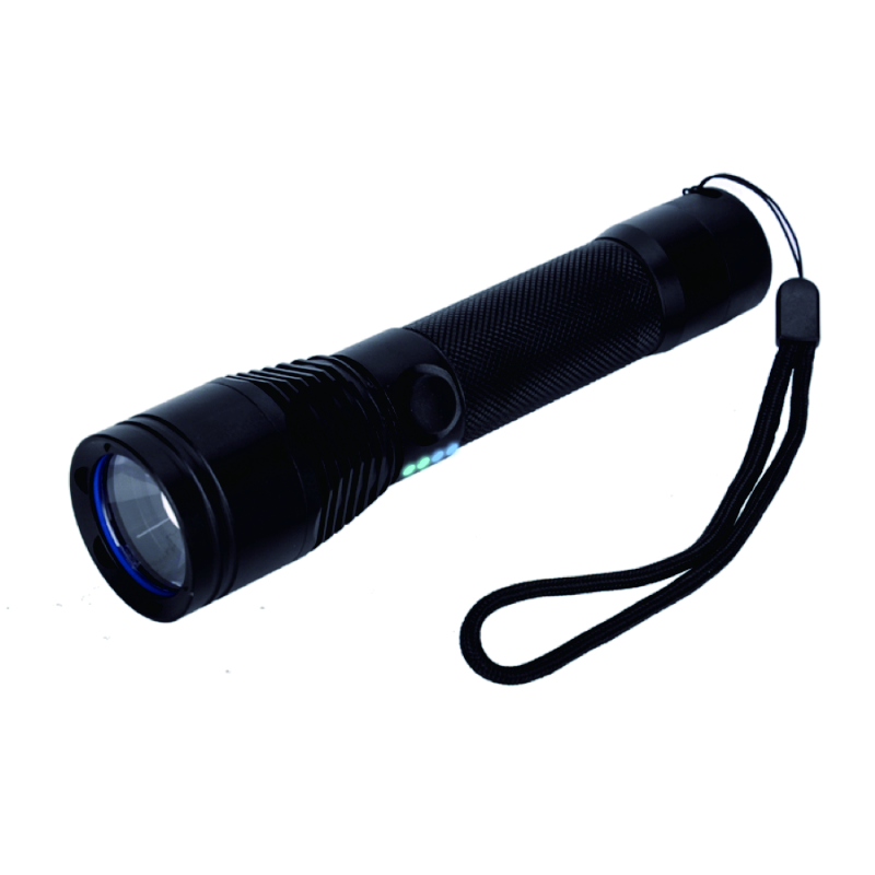 恒盛(HS) BJ670 5W IP66 续航时间：强光8h/工作光20h 3.7V 白光/约5700K LED 强光巡检手电筒 (计价单位：个) 黑色