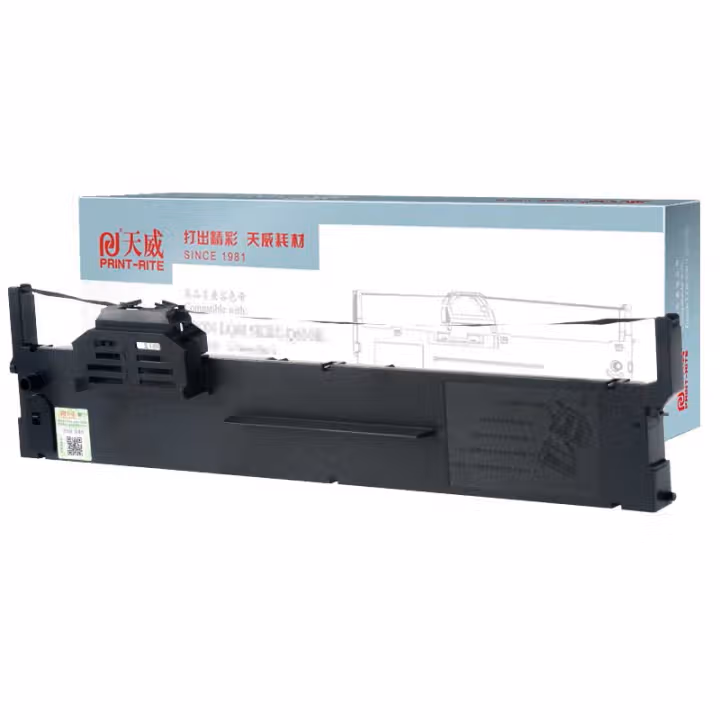 天威PLQ20K色带 适用爱普生EPSON PLQ20 20K 20KM 20M 22KCSM 30K LQ90KP 36m,6.35mm-黑直架 专业装