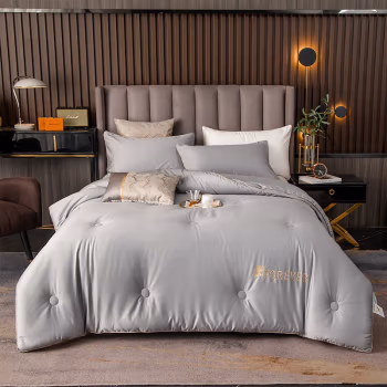 伊伊爱 BZ0TDC2100838 /220*240cm 澳棉100支大豆秋冬被 1.00 件/条 (计价单位：条) 维多利灰