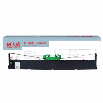 天威（PRINT-RITE）PR2色带架 适用南天PR2 PR2E PR2+ MX20打印机 南天PR2色带 16m,7mm-黑色左扭架 专业装