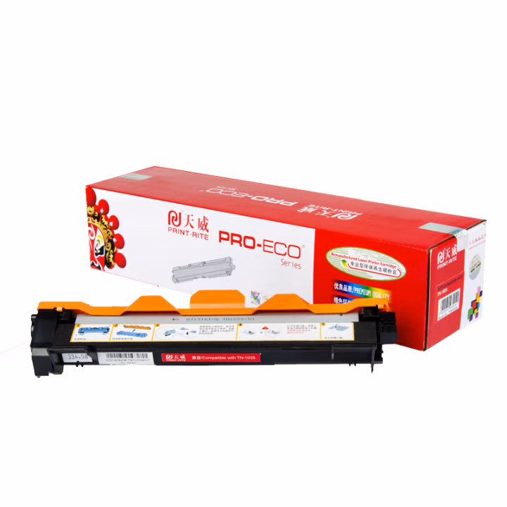 天威 TN1035/LT201 黑色闪加粉粉盒 专业装 适用于兄弟1111/1112/1118/1208/1218 BJ