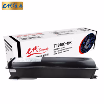 e代经典 e-T1810C-10K 10000页 适用东芝e-studio181 182 粉筒 1.00 只/支 (计价单位：支) 黑色