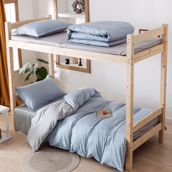 伊伊爱 TJ0HG02201825 被套:160*210cm 床单:160*230cm 枕套:48*74cm*1 三件套 (计价单位：套) 浅蓝浅灰