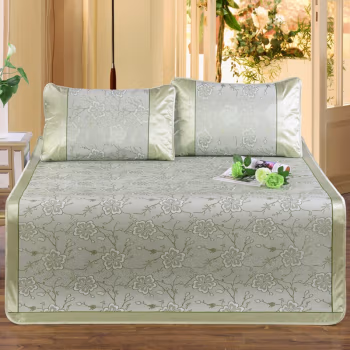 伊伊爱 XZ0AN02200007 /90*190cm幸运草贵妃冰丝凉席套件 凉席 (计价单位：件) 绿