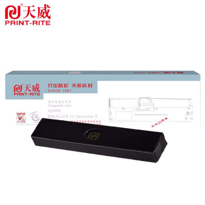 天威（PrintRite）服务版 LQ590K 适用于EPSON-LQ590K-16m,12.7mm-黑色 右扭芯
