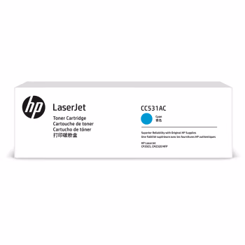 惠普(HP) CC531AC 打印量2800页 原装硒鼓  适用:Color LaserJet CP2025/2320 硒鼓 (计价单位：只) 青色
