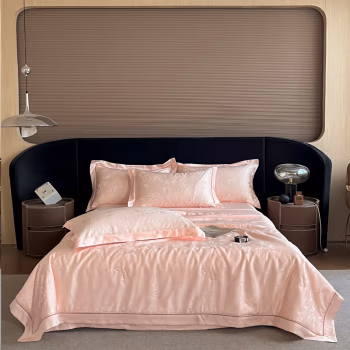 名都丽人 MDLR-73  提花镂空夏凉被 150*200cm 被子 1.00 件/条 (计价单位：条) 粉色