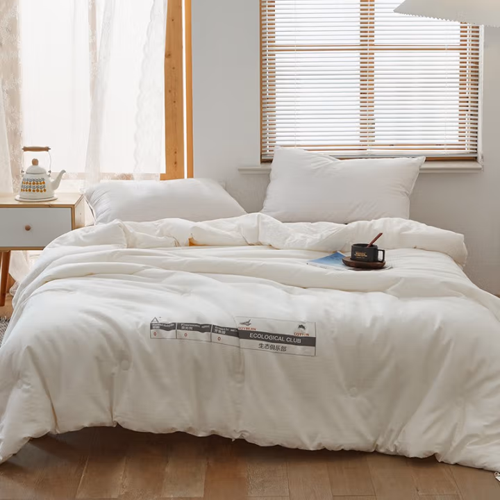 婵思 TJ0EOE2100646 150*200cm 总重4.8斤填充1600克 有有大豆 春秋被 1.00 件/床 (计价单位：床) 白色