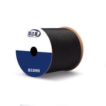 潘达星 PDX-XXDL-C5E50BK2  305m/轴 超五类4对非屏蔽双护套室外网线 305.00 米/箱 (计价单位：箱) 黑色