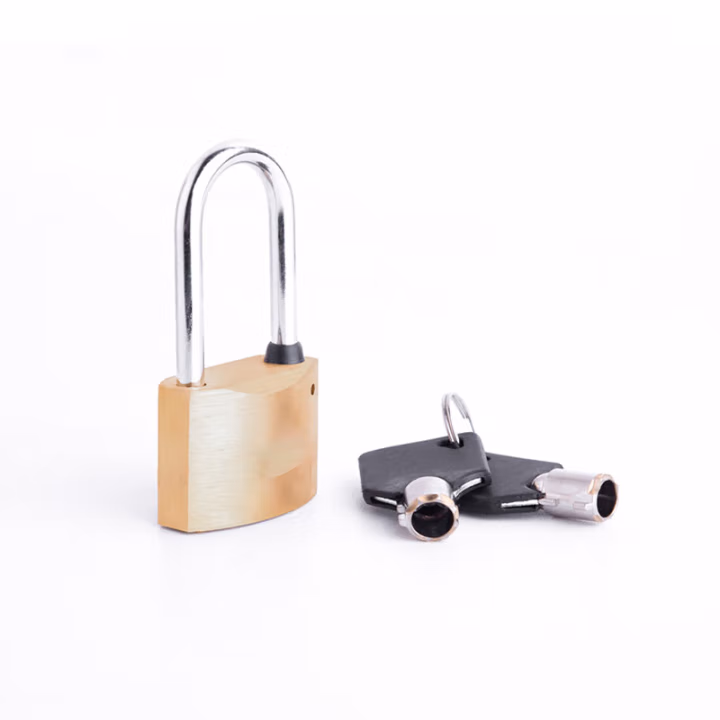 胜惠鉴 SHJ-02 锁体35mm 锁梁45mm 铜梅花锁 挂锁 (计价单位：个) 黄色