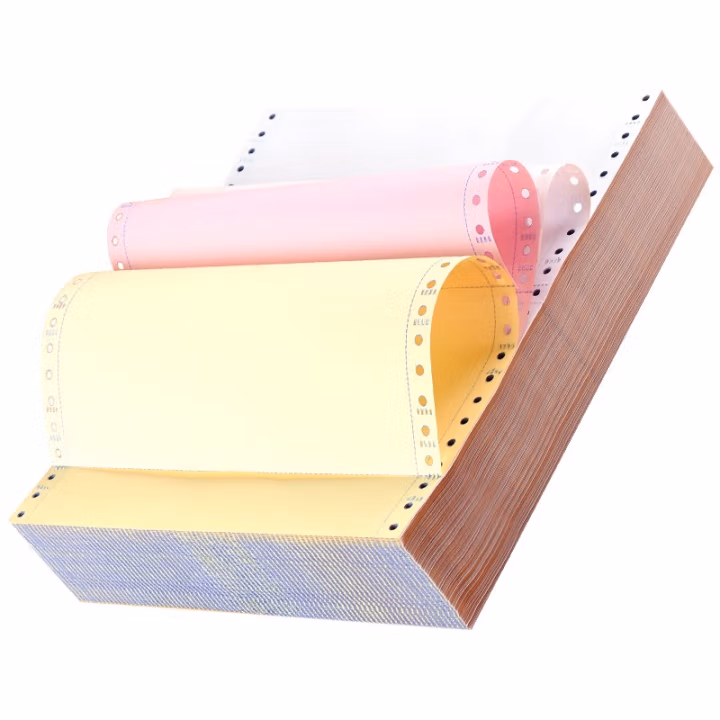 天威 鑫宇航系列打印纸 241mm*279.4mm三联整张不分 彩色 不撕边1000页 /箱GD