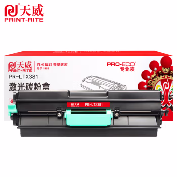 天威（PrintRite）LTX381 粉盒 带芯片 适用于联想lenovo LJ6700DN 黑色 10000页 服务版