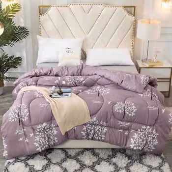 安居先森 D2007 磨毛金牌云丝被 180*220cm 1.00 件/条 (计价单位：条) 紫色