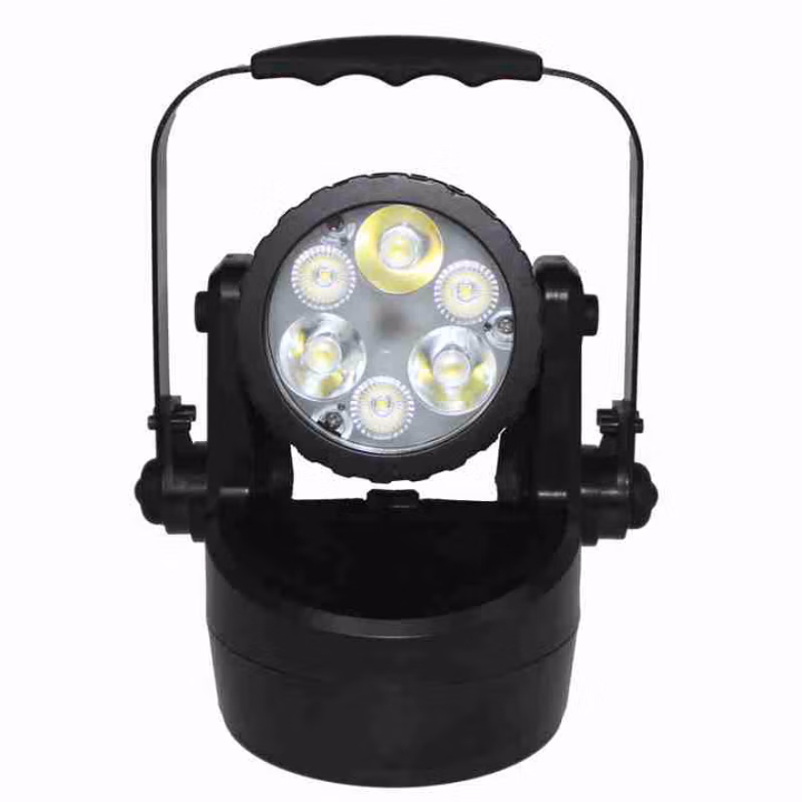 立华王(LihuaKing) LH3400 电压DC11.1V 12W IP65 强光10h 工作光20h 光源色温5700K LED 多功能探照灯 手持工作灯 (计价单位：盏) 黑色