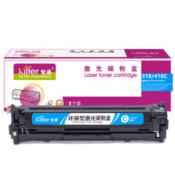 智通(ZT) 318/418C 标准版 打印量3500页 适用机型佳能Canon LBP7200cd 7200cdn 7660cdn 兰色 硒鼓 1.00 只/个 (计价单位：个) 兰色