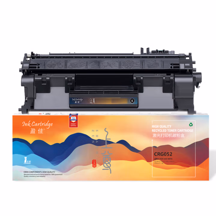 盈佳(Ink Cartridge) CRG052 上尊系列 打印量3000页 适用机型佳能CANON LBP211dn/LBP214dw/MF426dw/MF423dw/LBP213dn 黑色 硒鼓 1.00 只/个 (计价单位：个) 黑色