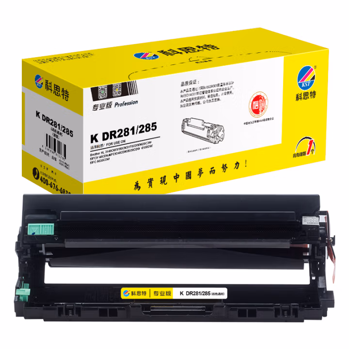 科思特 K DR281/DR285 打印量15000页 适用兄弟Brother HL 3140CW/3150CN 鼓架 1.00 只/支 (计价单位：支) 四色通用