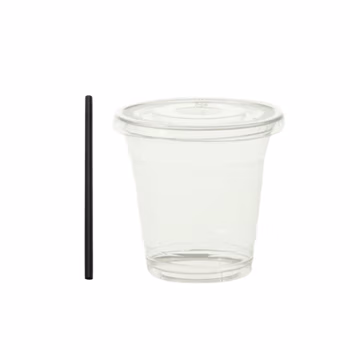 鲸轩 带盖子 JXZB-02 350ml 20只/袋 一次性杯 20.00 个/袋 (计价单位：袋) 透明