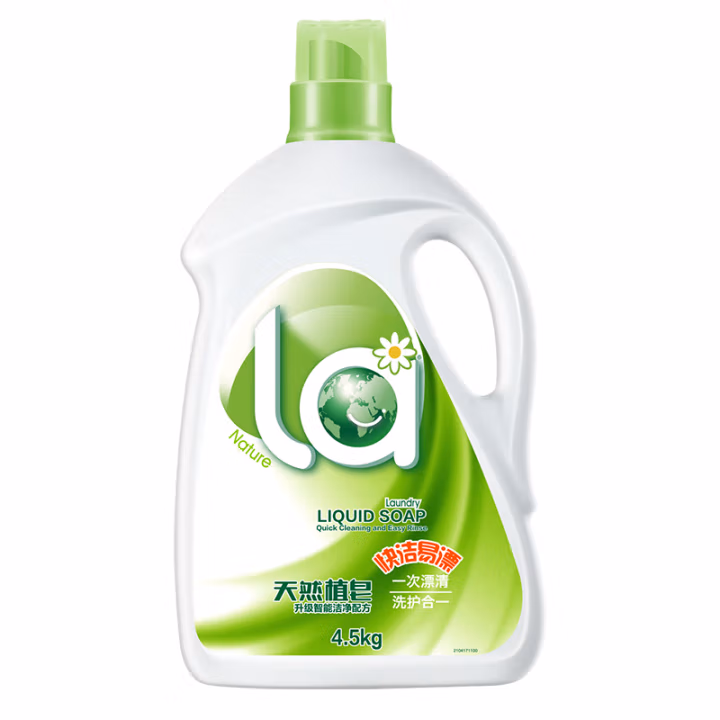 LA 4.5kg天然皂液植皂 洗衣液 (计价单位：瓶) 白色