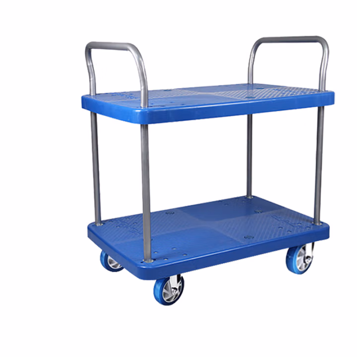 苏识 WWHL-48 48*72cm通花轮 无护栏平板手推车 (计价单位：辆) 蓝色